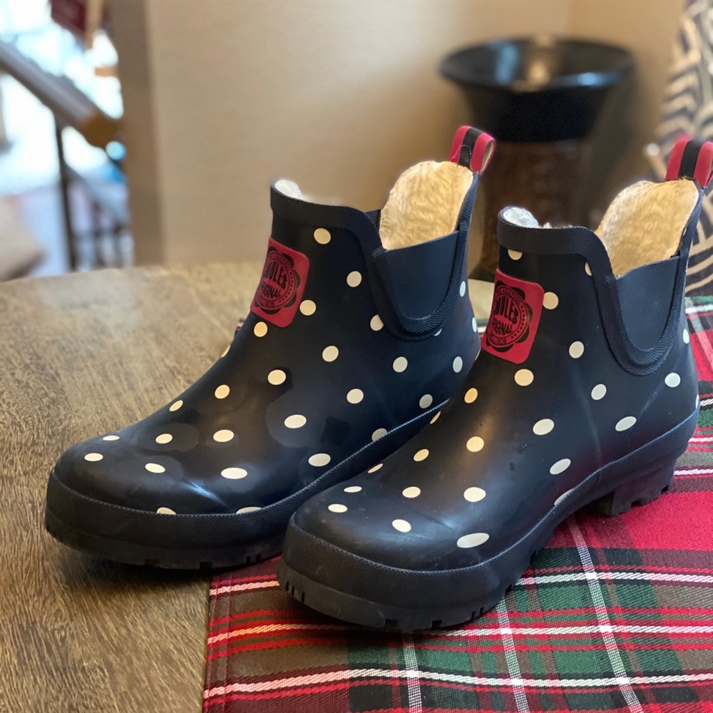 Size 9 Like New Joules Wellie Wellibobs